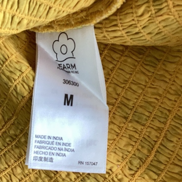 FARM Rio Yellow Summer Garden Mini Skirt - Picture 10 of 11